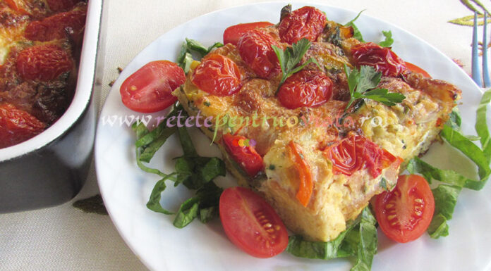 Omleta cu Legume la Cuptor Omleta cu Legume la Cuptor poza 1