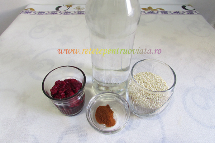 Ingrediente pentru reteta de lapte de susan