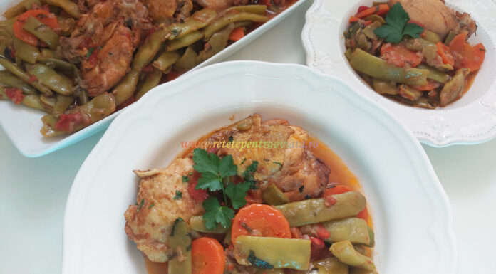 Pui cu Fasole Verde Pui cu fasole verde