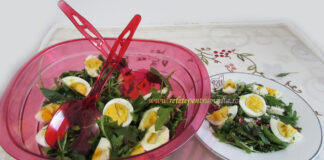 Salata cu Spanac si Oua Fierte Salata cu Spanac si Oua Fierte