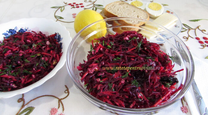 Salata Dietetica cu Sfecla si Morcov Salata Dietetica cu Sfecla si Morcov