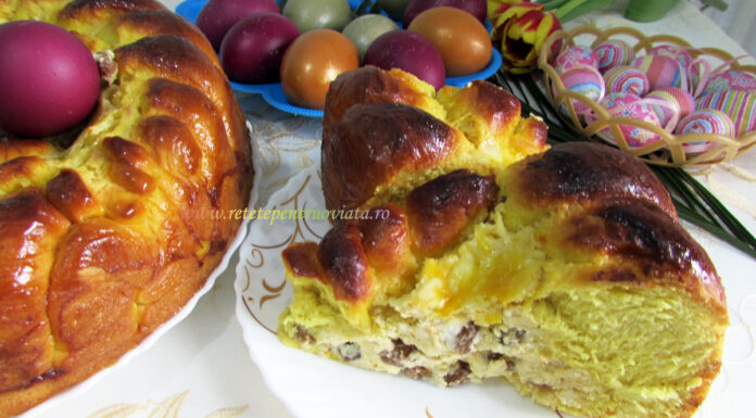 Pasca cu Branza si Stafide – Reteta Traditionala Pasca cu Branza si Stafide Reteta Traditionala