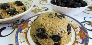 Mancare de Orez cu Prune Uscate Mancare de Orez cu Prune Uscate