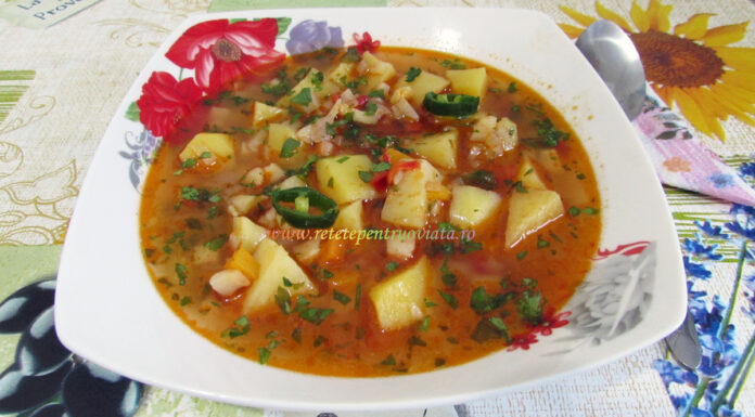 Ciorba de Cartofi cu Bors Ciorba de Cartofi cu Bors