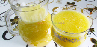 Smoothie cu Mango si Apa Minerala Smoothie cu Mango si Apa Minerala