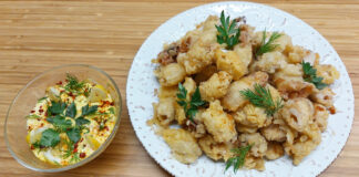 Calamari Pane – Calamari Prajiti cu Sos Aioli Calamari Pane (Calamari Prajiti) cu Sos Aioli