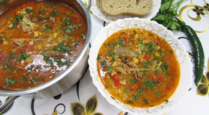 Ciorba de Curcan cu Bors si Zdrente de Ou Ciorba de Curcan cu Bors si Zdrente de Ou