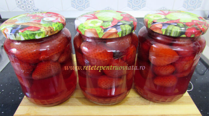 Compot de Capsuni Natural, fara Conservanti Compot de Capsuni Natural fara Conservanti