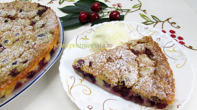 Clafoutis cu Cirese – Reteta Pas cu Pas Clafoutis cu Cirese – Reteta Pas cu Pas
