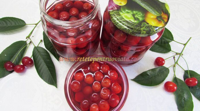 Compot de Visine pentru Iarna fara Conservanti – Reteta Pas cu Pas Compot de Visine pentru Iarna fara Conservanti