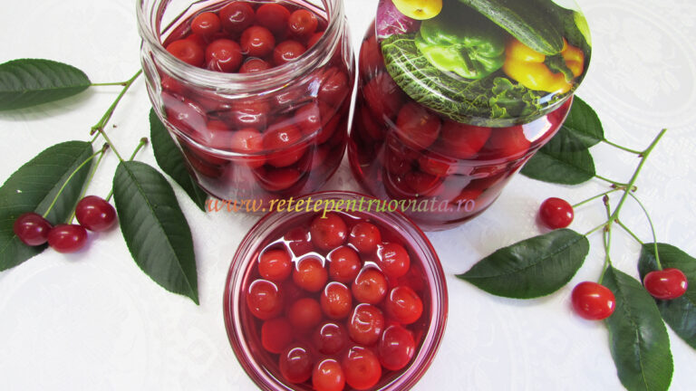 Compot de Visine pentru Iarna fara Conservanti