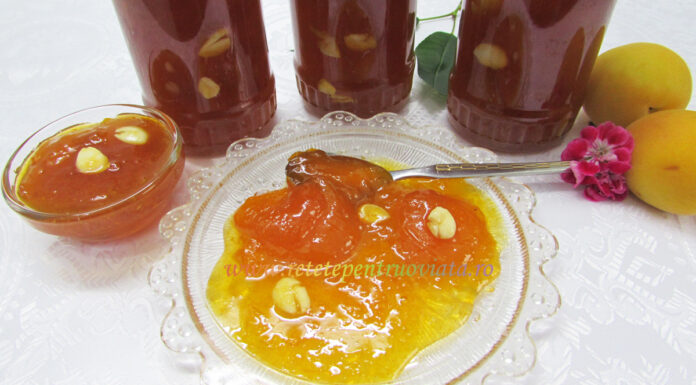 Dulceata de Caise – Reteta Pas cu Pas Dulceata de Caise - Reteta Pas cu Pas