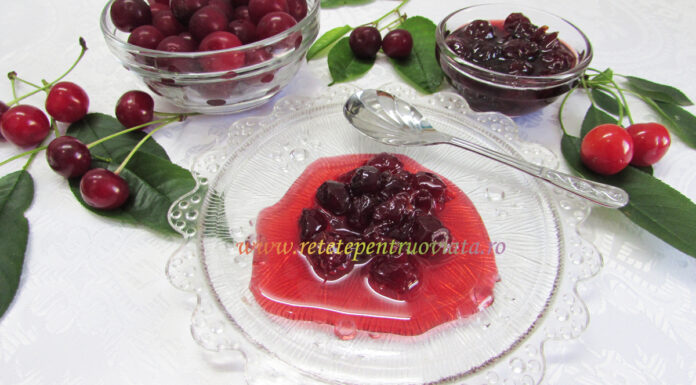 Dulceata de Visine fara Conservanti Dulceata de Visine fara Conservanti - Reteta Pas cu Pas