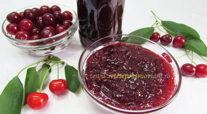 Gem de Visine fara Conservanti – Reteta Pas cu Pas Gem de Visine fara Conservanti - Reteta Pas cu Pas