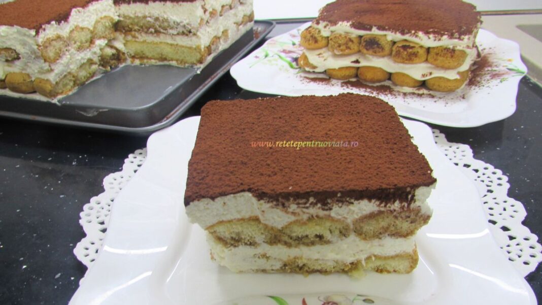 Tiramisu cu Mascarpone si Frisca fara Oua